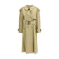 Beige Cotton Trench Coat