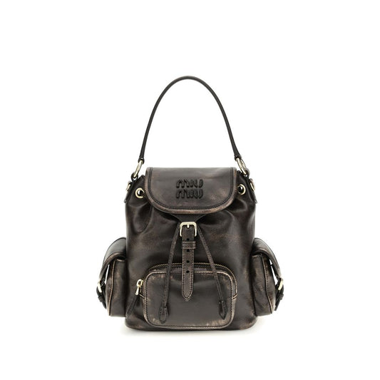 Brown Calf Leather Bos Taurus Backpack