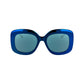 Blue Injected Sunglasses