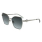 Gray Metal Sunglasses