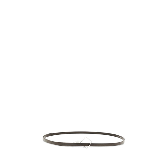 Brown Calf Leather Bos Taurus Thin Belt