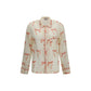 Beige Cotton Pattern Shirt