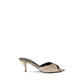 Beige Calf Leather Bos Taurus Mules