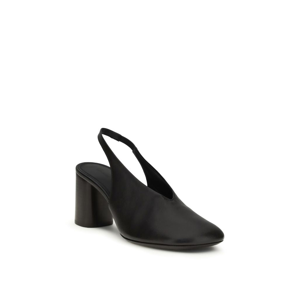 Brown Calf Leather Bos Taurus Platform Pumps