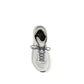 White Fabric Athletic Sneakers