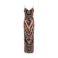 Multicolor Silk Long Dress