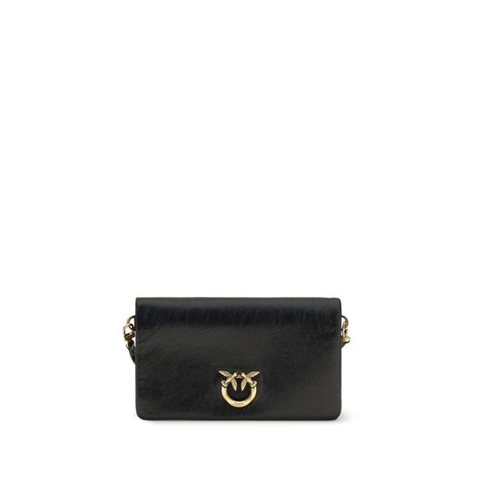 Black Goatskin Shoulder Bag