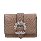 Beige Leather Wallet