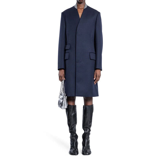 Blue Wool Coat