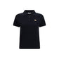 Black Cotton Polo Shirt