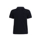 Black Cotton Polo Shirt