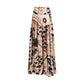 Multicolor Cotton Long Skirt
