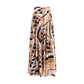 Multicolor Cotton Long Skirt