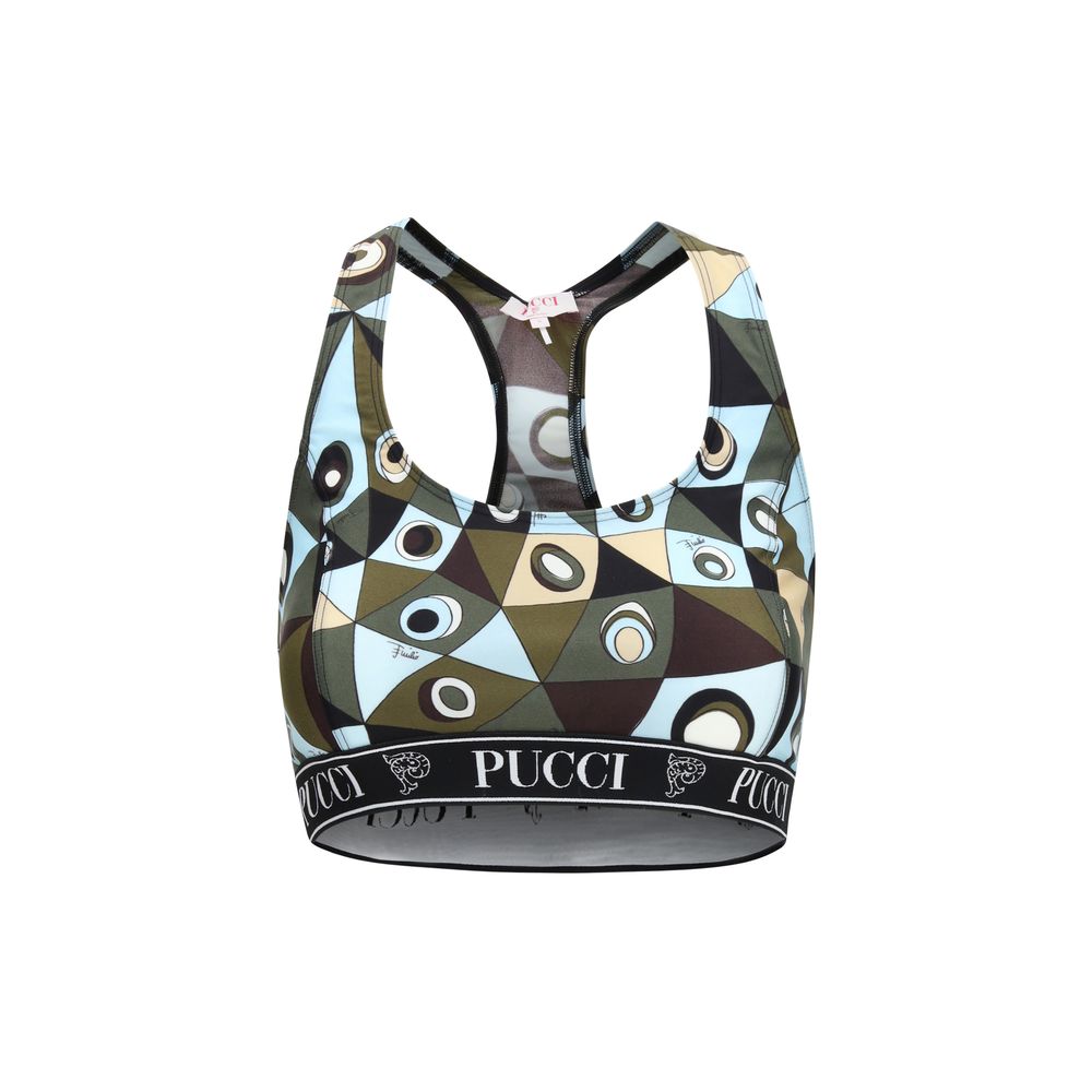 Bicolor Polyamide Sport Bra