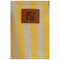 Bicolor Cotton Bermuda Shorts