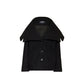 Black Virgin Wool Coat