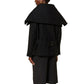 Black Virgin Wool Coat