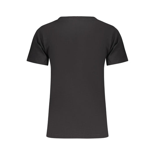 Black Cotton Women's TShirt