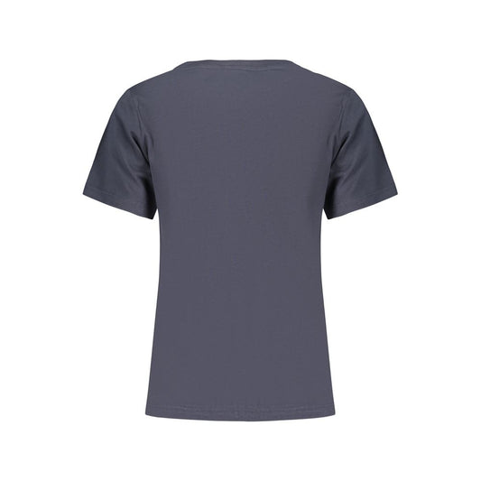 Blue Cotton Women's T-Shirt