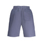 Blue Cotton Men's Sweatpant