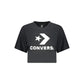 Black Cotton Women's T-Shirt