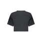 Black Cotton Women's T-Shirt