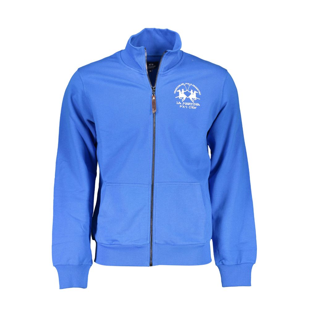 Blue Cotton Men's Sweatshirt