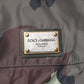 Multicolor Camouflage Hooded Bomber Jacket