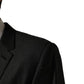 Black Wool 2 Buttons Formal 3 Piece Men Suit