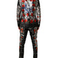 Black Floral 2 Buttons Formal 3 Piece Suit
