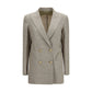 Beige Cotton Blazer