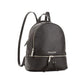 Black Leather Backpack