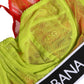 Yellow Nylon Layered Lace Balconnet Bra Underwear