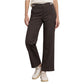 Brown Viscose Casual Pants