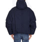 Blue Polyamide Full-Length Jacket