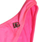 Pink Cut-Out High Leg One Piece Swimsuit Swimwear