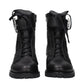 Black Leather Ankle Boots