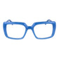 Blue Stainless Steel Glasses (Frames)