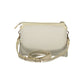 Beige Polyurethane Women's Bag with Adjustable Shoulder Strap