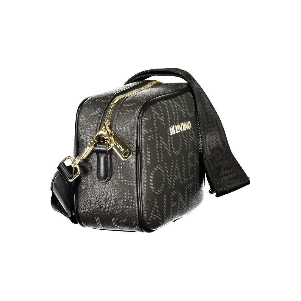 Black Polyurethane Women Bag
