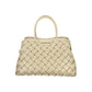 Beige Polyurethane Women's Bag