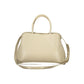 Beige Polyurethane Women's Bag