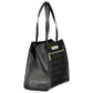 Nero Polyurethane Women's Bag With Multiple Compartments