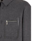 Gray Cashmere Full-Length Jacket