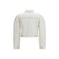 White Cotton Denim Jacket