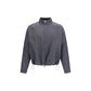 Blue Linen Denim Jacket