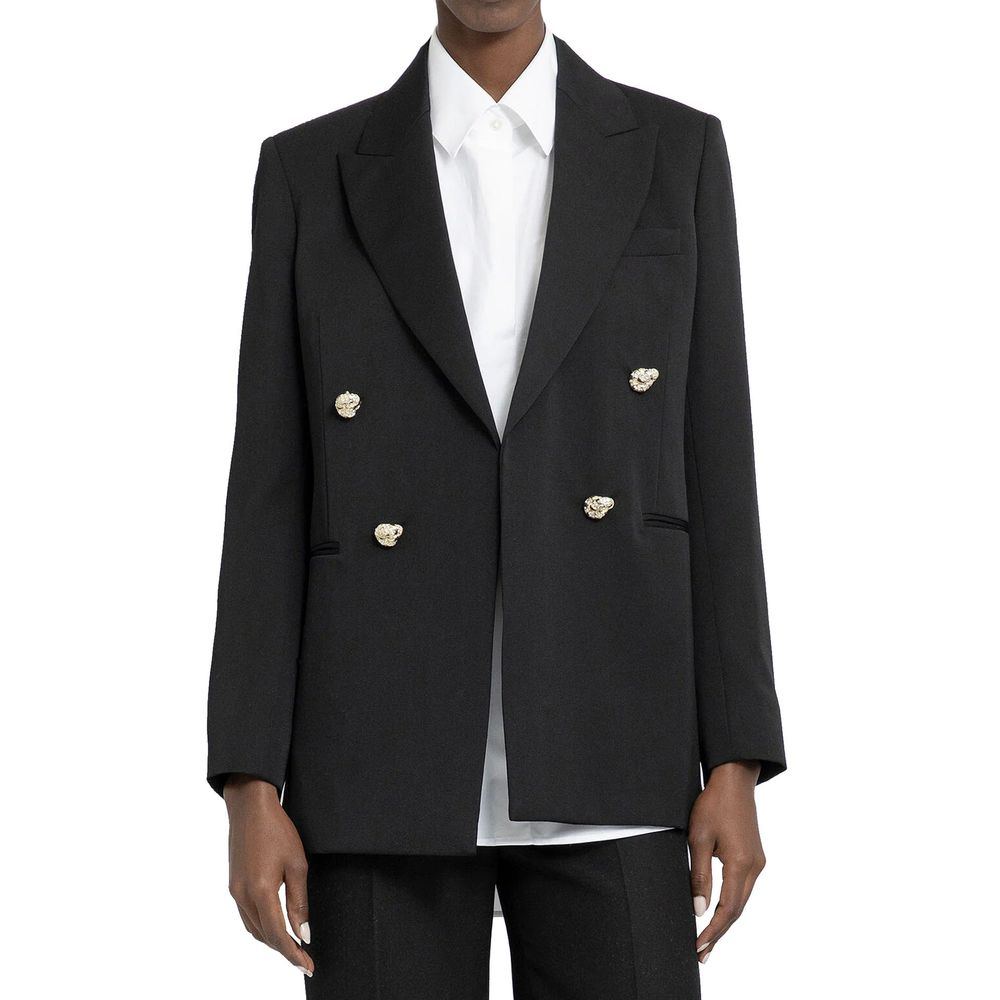 Black Virgin Wool Blazer