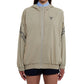 Beige Cotton Full-Length Jacket