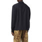 Black Virgin Wool Full-Length Jacket