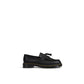 Black Leather Slip-On Loafers